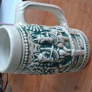 Stein with horses made in Brazil